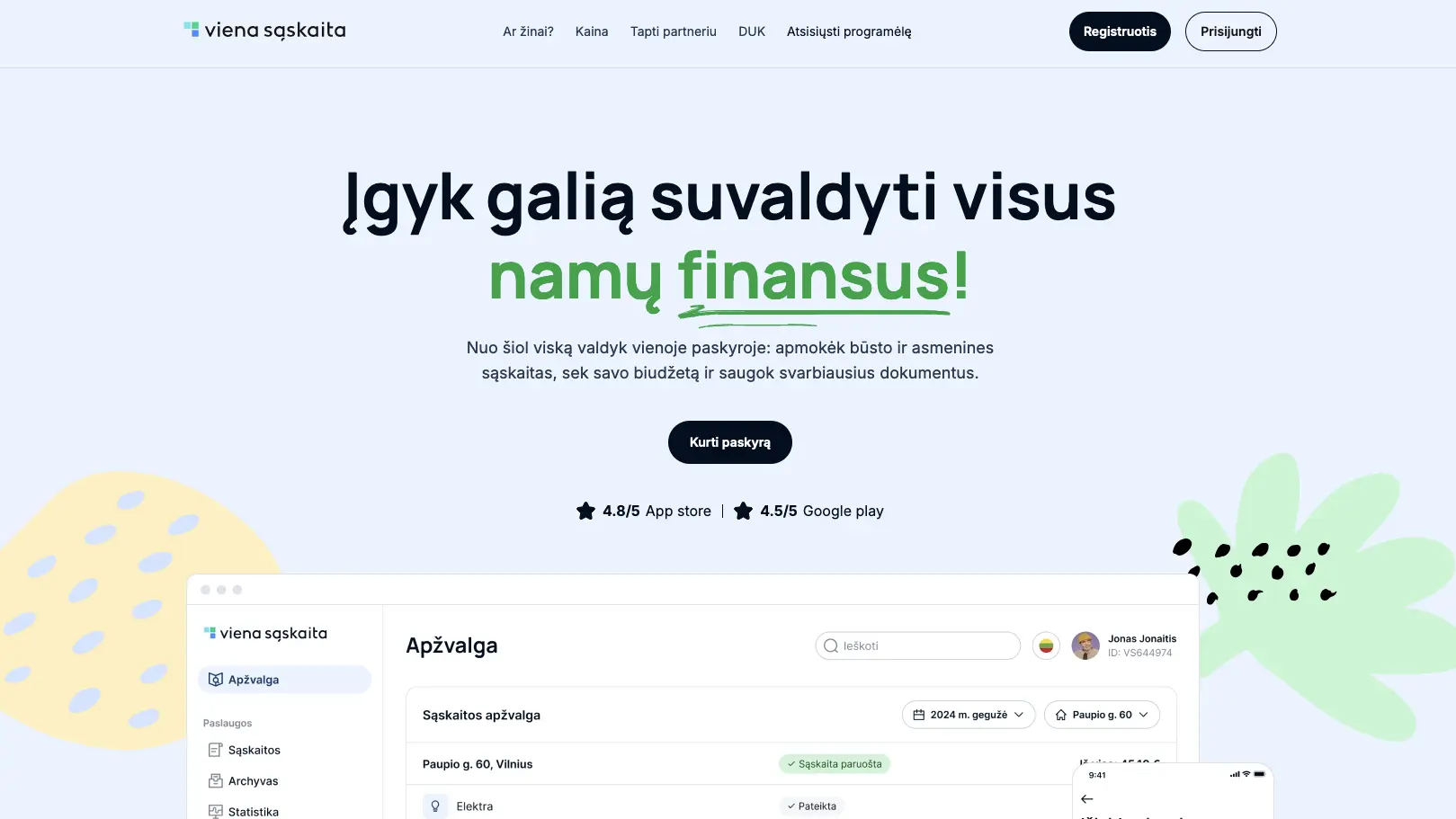 Viena sąskaita